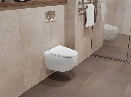 Подвесной унитаз безободковый Terminus Енисей Monolit 560х390 белый Гуково - фото 1 Подвесной унитаз безободковый Terminus Енисей Monolit 560х390 белый Гуково - фото 1